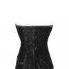 Steampunk black Corset