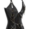 Steampunk black Corset