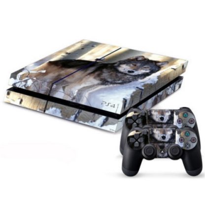 Playstation 4 wrap Wolf