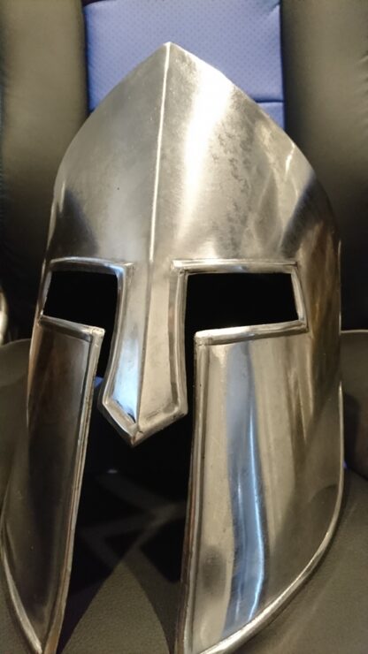 Spartan Style Silver Helm