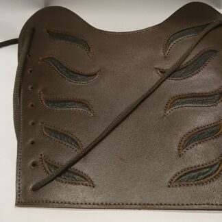 Brown Leather Fire Bracers