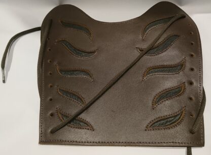 Brown Leather Fire Bracers