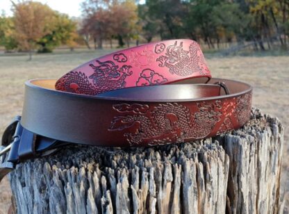 Leather Dragon Belt