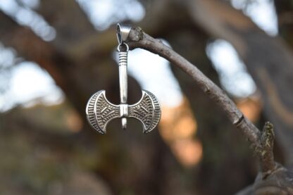 Double Bladed Axe Necklace