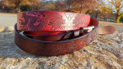 Leather Dragon Belt