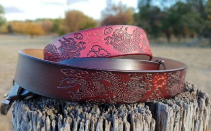 Leather Dragon Belt