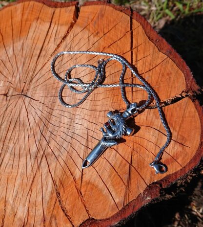 Sword, Crown and Wolf Necklace