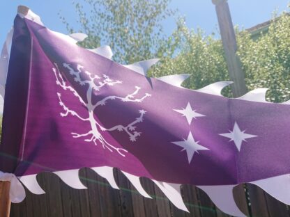 Purple War Banner