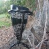 Black carved Drinking Horn