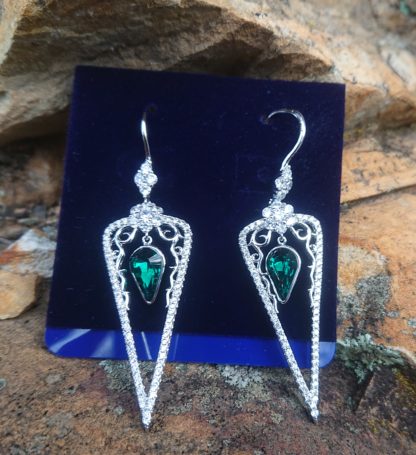 Green Earrings