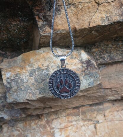 Viking Wolf Paw Necklace