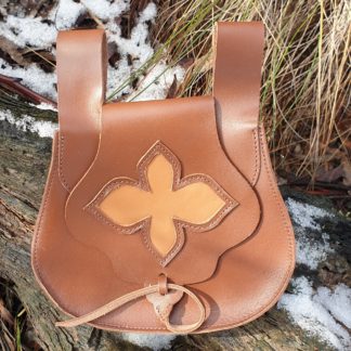 leather Flower Bag