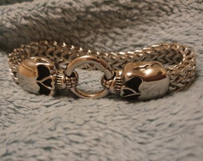 Stainless Steel Skull Bracelet