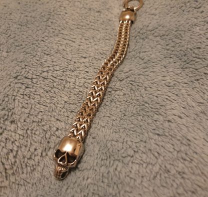 Stainless Steel Skull Bracelet