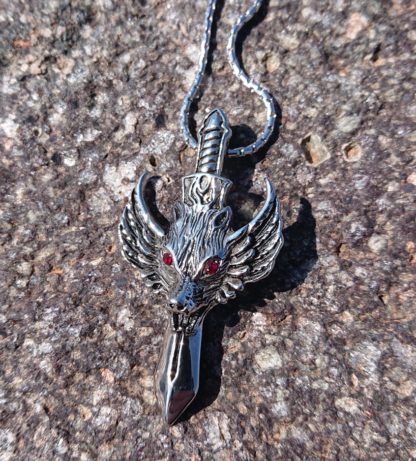 Werewolf Sword Necklace