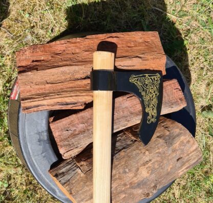 Black Viking axe