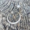 Moon and Stars hair clip