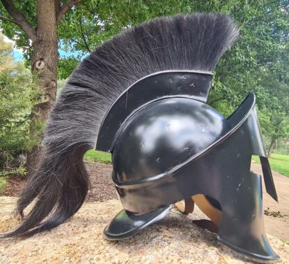 Spartan Helmet With Crest