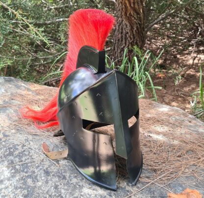 Spartan Helmet With Red Crest
