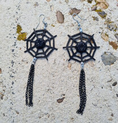 Spider Dangle Earrings