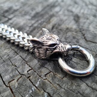 Stainless Steel Wolf Bracelet