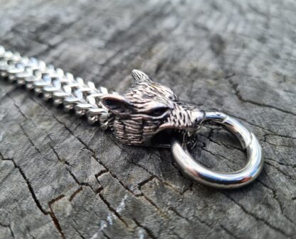 Stainless Steel Wolf Bracelet