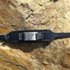 steel and leather Wolf Cuff