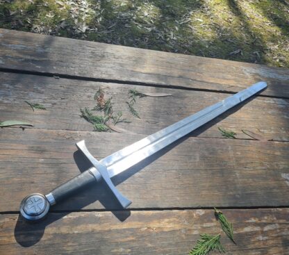 Spring steel Templar sword