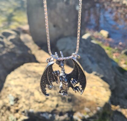 Clawing Dragon Necklace