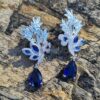 Elven Blue Floral earrings