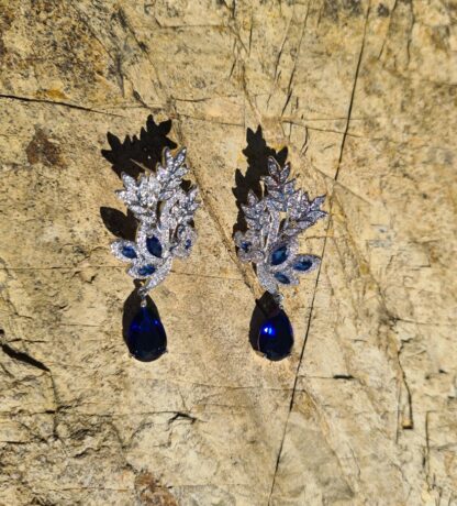 Elven Blue Floral earrings