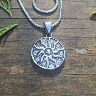 Stainless Steel Sun Necklace