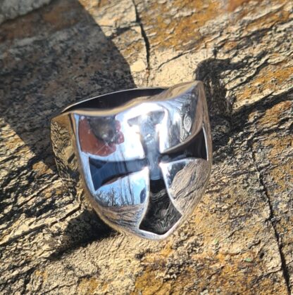 Silver Crusader Ring