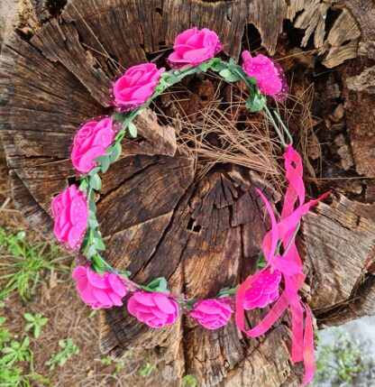 Pink Flower Crown