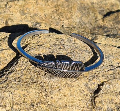 Feather Cuff Bracelet