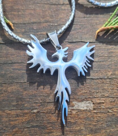 Stainless Steel Phoenix Necklace