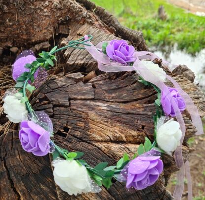 Purple Flower Crown