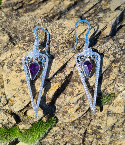 Purple Royal earrings