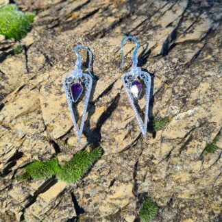 Purple Royal earrings