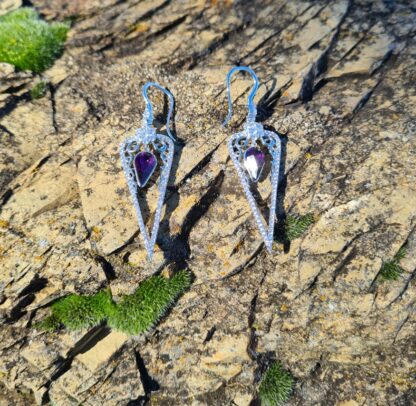 Purple Royal earrings