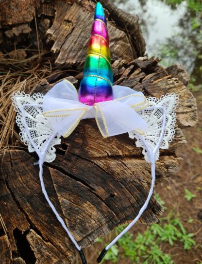 Kids Rainbow Unicorn headband