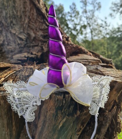 Kids Purple Unicorn horn