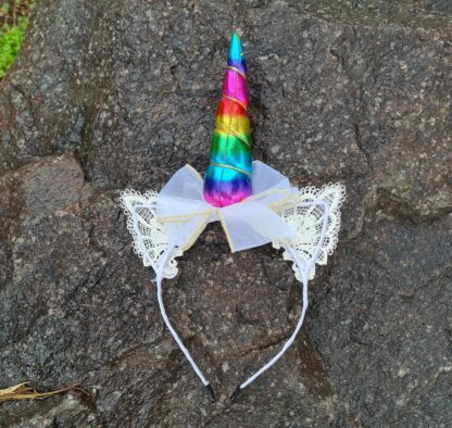 Children's Rainbow Unicorn headband
