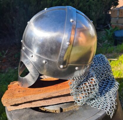 Viking Chain-mail Mask Helmet