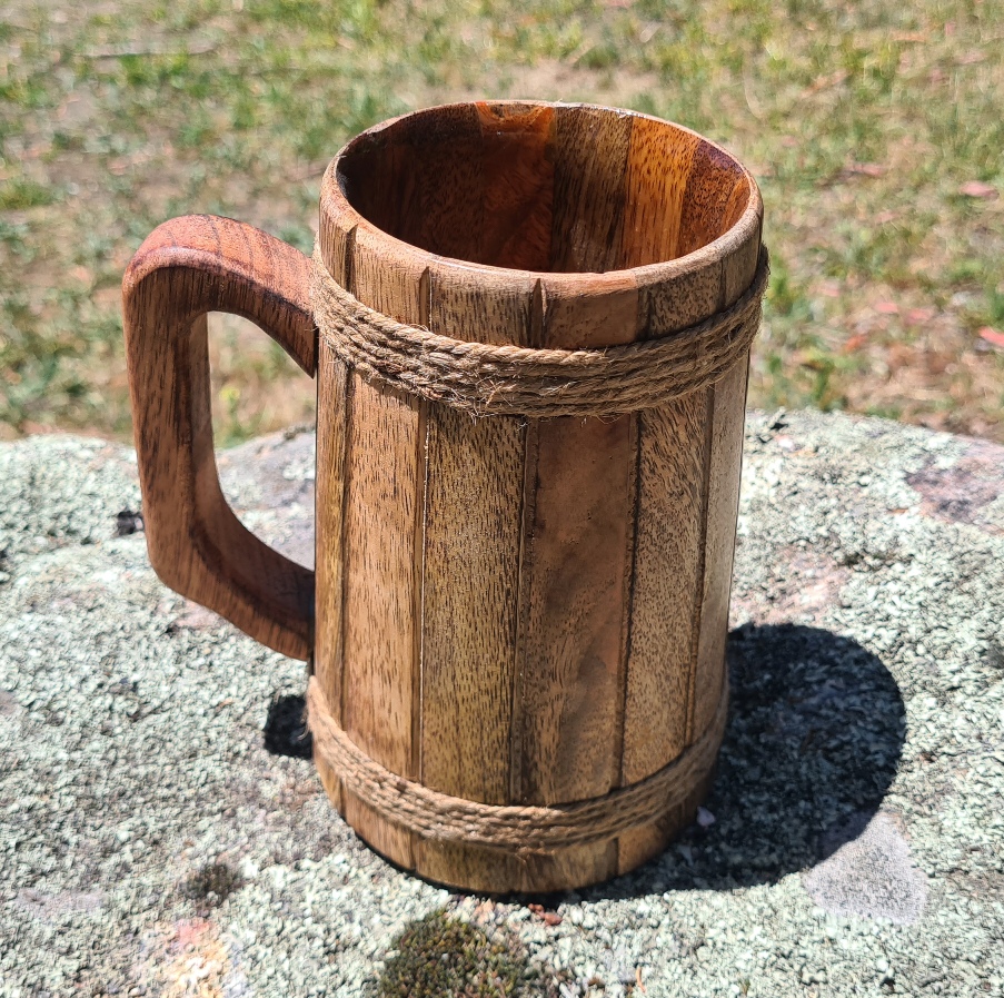 Medieval Wooden Mead Mug ⋆ Swords Magic And Dragons