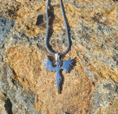 Stainless Steel Phoenix Pendant