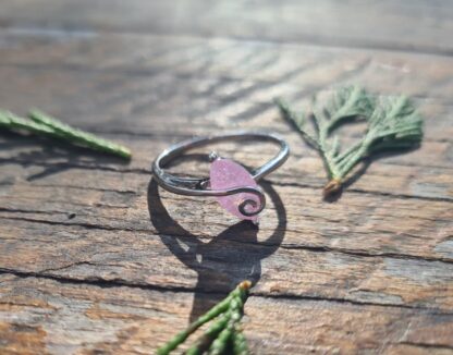 Pink Swirl Ring