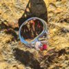 Elven Red Oval Ring