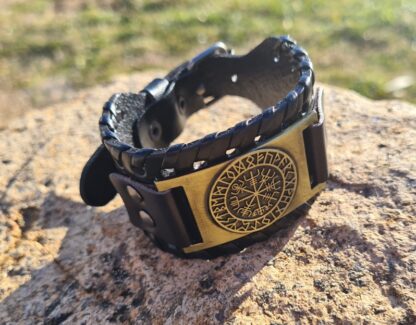 Brass Compass Bracelet