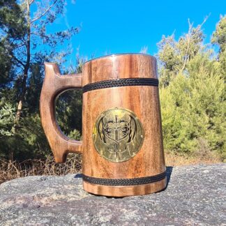 Wood and Steel Tankard